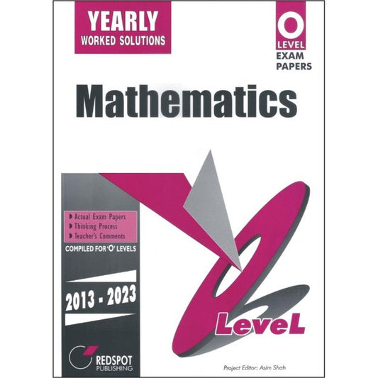 Redspot O Level Maths Yearly Past Papers 2010-2023